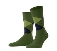Burlington Men's King M So Cotton Patterned 1 Pair Socks, Green Forest 7657-O, 6.5-11