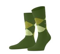 Burlington Men's King M So Cotton Patterned 1 Pair Socks, Green Palm Tree 7613-O 6.5-11