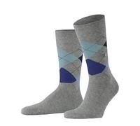 Burlington Men's King M So Cotton Patterned 1 Pair Socks, Grey Light Heather 3223, 6.5-11