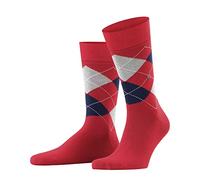 Burlington Men's King M So Cotton Patterned 1 Pair Socks, Pink Red Pepper 8074, 6.5-11