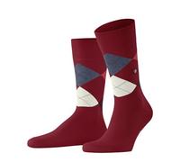 Burlington Men's King M So Cotton Patterned 1 Pair Socks, Red Feuerrot 8075 6.5-11