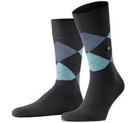 Burlington Mens King Socks - Oil Mel Black