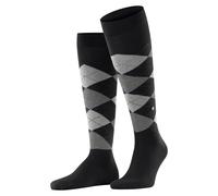 Burlington Men's Knee Socks - EDINBURGH, Virgin Wool, Diamond, One Size