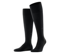 Burlington Men's Leeds M Kh Cotton Wool Long Plain 1 Pair Knee-High Socks, Black 3000 6.5-11