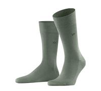 Burlington Men's Leeds M So Cotton Wool Plain 1 Pair Socks, Green Sage 7068 6.5-11