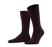 Burlington Men's Leeds M So Cotton Wool Plain 1 Pair Socks, Red Claret 8435 6.5-11