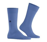 Burlington Men's Lord M So Cotton Patterned 1 Pair Socks, Blue Marina 6884, 6.5-11