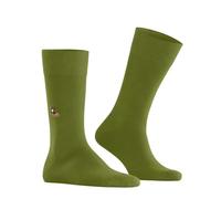 Burlington Men's Brit Style M So Cotton Patterned 1 Pair Socks, Green Jungle 7097, 6.5-11