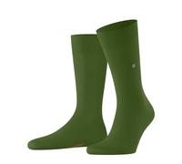 Burlington Men's Lord M So Cotton Plain 1 Pair Socks, Green Palm Tree 7613 6.5-11