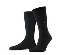 Burlington Men's Lord M So Cotton Plain 1 Pair Socks, Grey Oil Melange 3986, 6.5-11