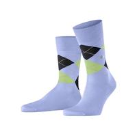 Burlington Manchester Socks Checkered 6258 Light blue Blue size 40-46