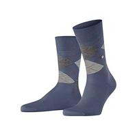 Burlington Manchester Socks Checkered 6274 Blue size 40-46