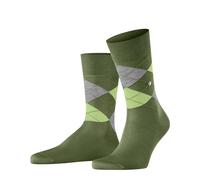 Burlington Men's Manchester M So Cotton Patterned 1 Pair Socks, Green Shamrock 7132, 11-14