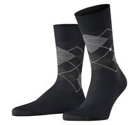 Burlington Mens Manchester Socks - Black/Grey