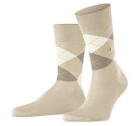 Burlington Manchester Socks Checkered Hellbeige 4840 Off-White size 40-46