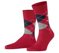 Burlington Manchester Socks Checkered 8048 Red size 40-46