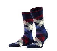 Burlington Mens Newcastle Socks - Marine Blue/Red