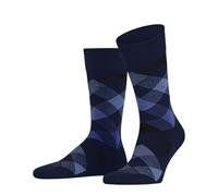 Burlington Men's Newcastle M So Wool Patterned 1 Pair Socks, Blue Royal 6879, 6.5-11