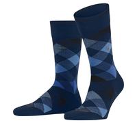 Burlington Men's Newcastle M So Wool Patterned 1 Pair Socks, Blue Royal 6879, 6.5-11