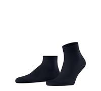 Burlington Men's Palace Street M Sn Cotton Low-Cut Plain 1 Pair Trainer Socks, Blue Marine 6120 6.5-11
