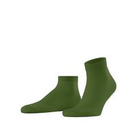 Burlington Men's Palace Street M Sn Cotton Low-Cut Plain 1 Pair Trainer Socks, Green Palm Tree 7613 6.5-11