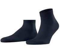 Burlington Men's Palace Street M Sn Cotton Low-Cut Plain 1 Pair Trainer Socks, Blue Marine 6120 6.5-11