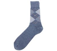 Burlington Socks Burlington Preston Argyle blue Socks 24284 6221 Colou