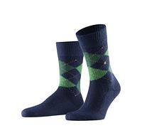 Burlington Socks Burlington Preston Argyle Dark Blue Socks 24284 6187
