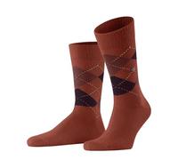 Burlington Men's Preston M So Warm Soft Patterned 1 Pair Socks, Orange Dutch 8041, 6.5-11