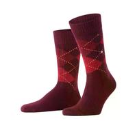 Burlington Men's Preston M So Warm Soft Patterned Socks 1 Pair, Purple Amethyst 8426, 6.5-11