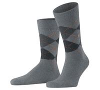 Burlington Men's Preston M So Warm Soft Patterned 1 Pair Socks, Grey Light 3400, 6.5-11
