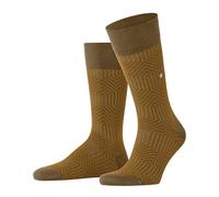 Burlington Men's Retrosphere M So Cotton Patterned 1 Pair Socks, Beige Brown Sugar 5152, 6.5-11
