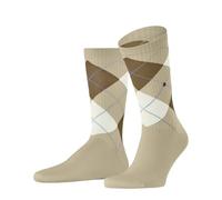 Burlington Men's Rib Court M So Cotton Plain Socks 1 Pair, Beige Cream 4011, 6.5-11