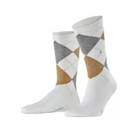 Burlington Men's Rib Court M So Cotton Plain Socks 1 Pair, White Off-White 2040, 6.5-11