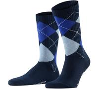 Burlington Mens Rib Court Socks - Marine Blue