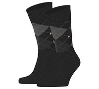 Burlington Men's Socks 2-Pack - Dundee, Diamond Pattern, Ankle Socks, Wool, ...