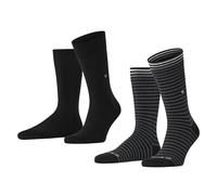 Burlington Men's Socks, 2 Pack - Everyday Stripe SO Mixed, Cotton, One...