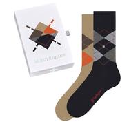 Burlington Men's Socks, 2 Pack - Gift Set, Argyle, Diamond, Onesize, 40...