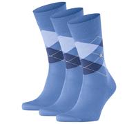 Burlington Men's Socks 3 Pack - Manchester, Diamond Pattern, Organic Cotton