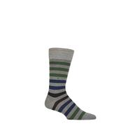 Burlington Mens Socks Colourful Striped Cotton Blackpool Bright Colours - 1 Pair
