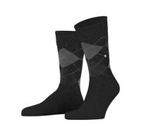Burlington Men's Socks - Dundee,Diamond Pattern,short Socks, Wool, One Size
