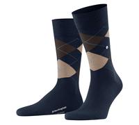 Burlington Men's Socks Edinburgh - Diamond Pattern, Argyle, Clip, One Size, 40