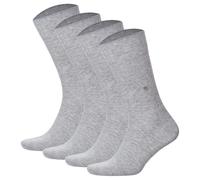 Burlington Men's Socks Everyday 4 Pack - Cotton, Solid, Onesize, 40-46 ...