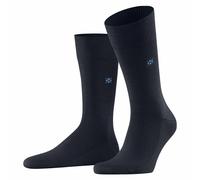 Burlington Men's Socks Leeds - Virgin Wool, Logo, Solid, One Size, 40-46