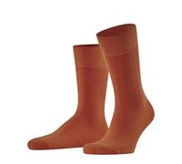 Burlington Men's Towel M So Cotton Plain 1 Pair Socks, Orange Pumpkin 8364, 6.5-11