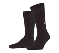 Burlington Men's Twist of Tweed M So Wool Silk Patterned 1 Pair Socks, Red Winetasting 8546, 6.5-11