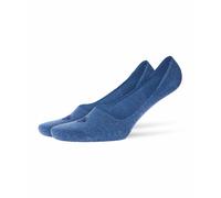 Burlington no-show socks light blue denim invisible low-cut men's 2 pairs pack