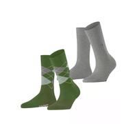 Burlington Reinforced Hard-Wearing Soft On Skin Mix Plain Argyle Pattern For Everyday Wear And Business Looks Multipack 2 Pairs