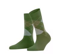 Burlington Reinforced Soft Flat Seam For Pressure-Free Toes Trendy Argyle Pattern 1 Pair