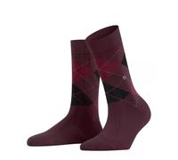 Burlington Reinforced Soft Flat Seam For Pressure-Free Toes Trendy Argyle Pattern 1 Pair